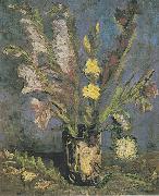 Vincent Van Gogh Vase with Gladioli oil painting reproduction